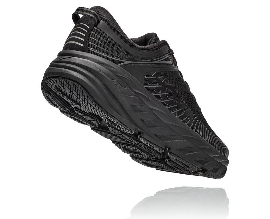 Hoka One One Running Shoes Mens Black - Bondi 7 - 35016KJPI